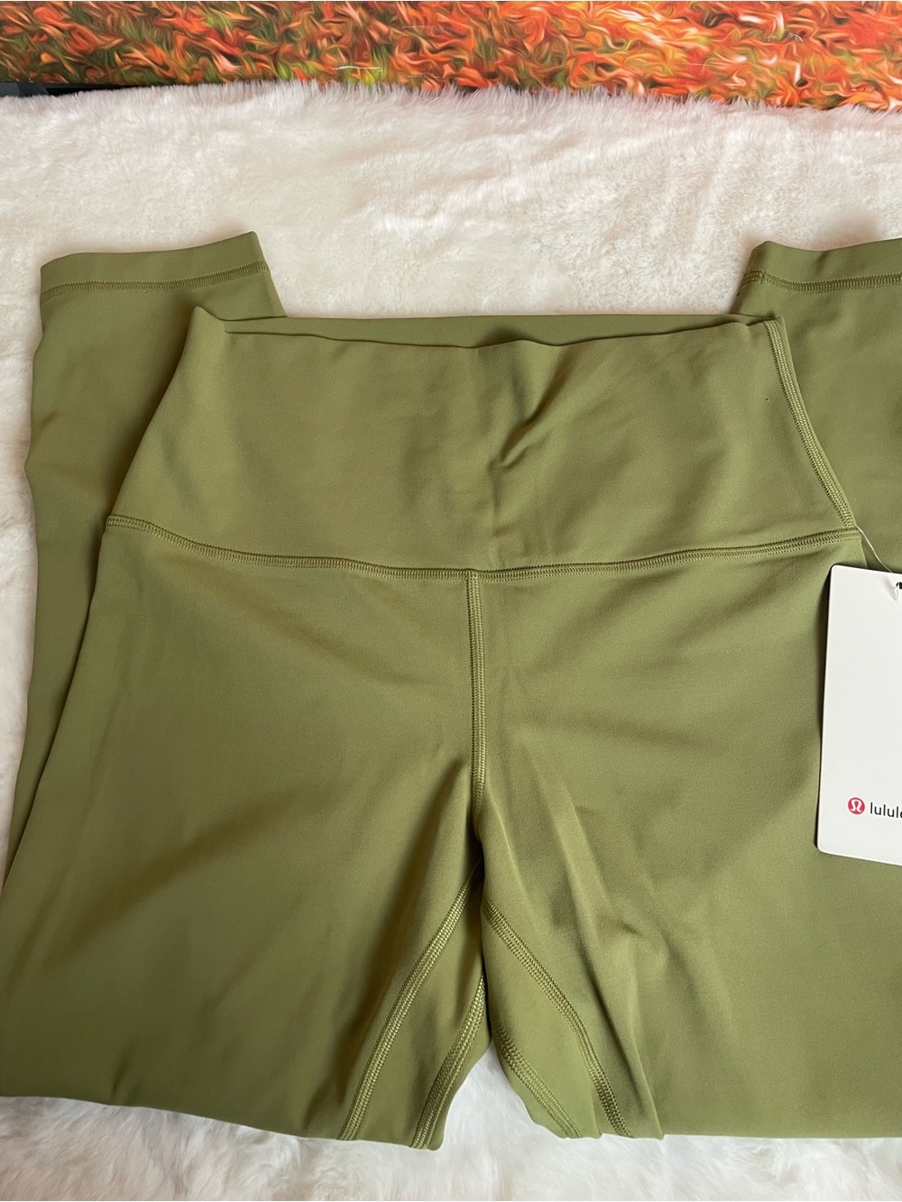 lululemon athletica Align HR Crop 23" in Olive Green - Picture 5 of 7